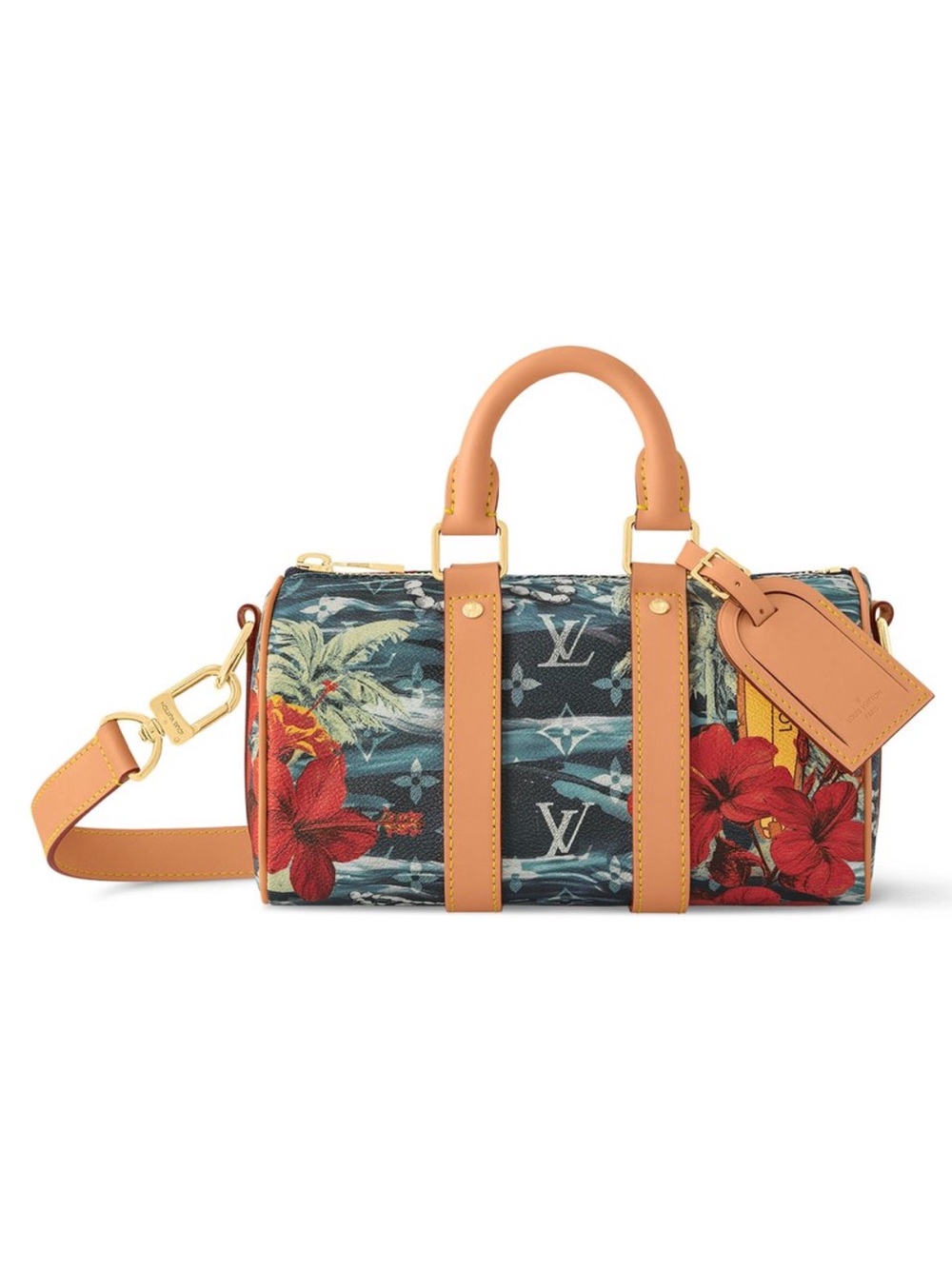 NEW Louis Vuitton Keepall Bandoulière 25 x Pharrell Williams Surfin *RARE*